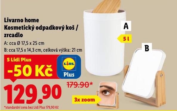 LIVARNO HOME KOSMETICK ODPADKOV KO
