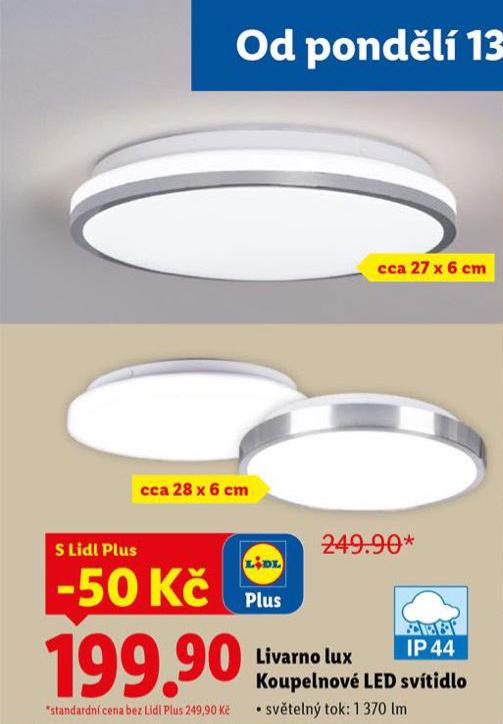 LIVARNO LUX KOUPELNOV LED SVTIDLO