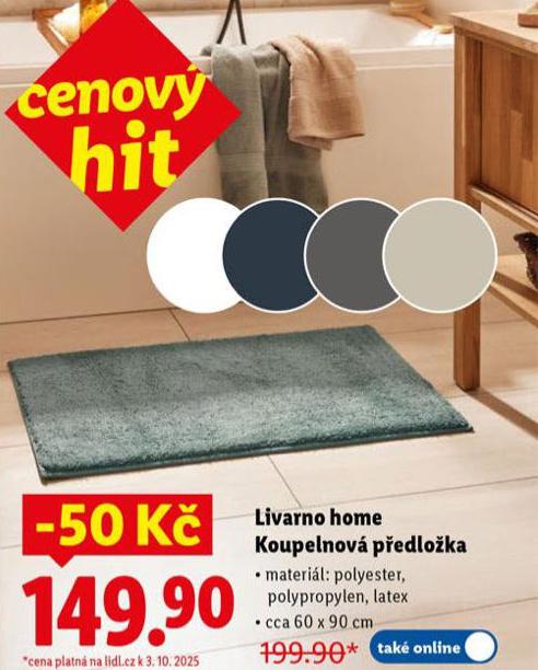 LIVARNO HOME KOUPELNOV PEDLOKA