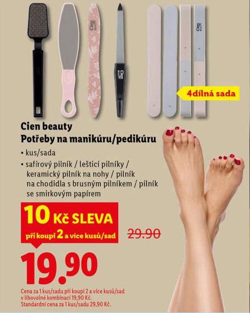 CIEN BEAUTY POTEBY NA PEDIKRU