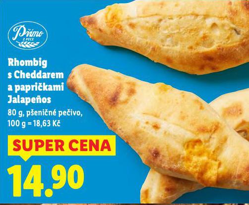 RHOMBIG S CHEDDAREM A PAPRIKAMI JALAPENOS