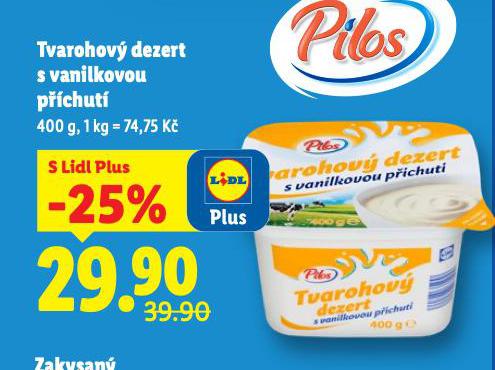TVAROHOV DEZERT S VANILKOVOU PCHUT