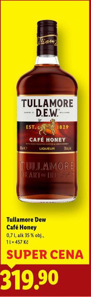 TULLAMORE DEW CAF HONEY