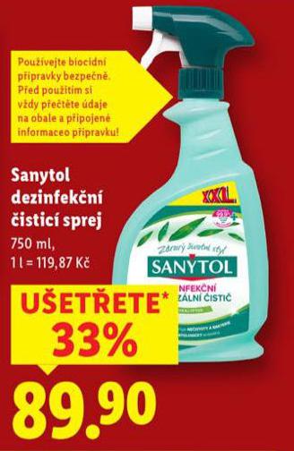 SANYTOL DEZINFEKN ISTC SPREJ