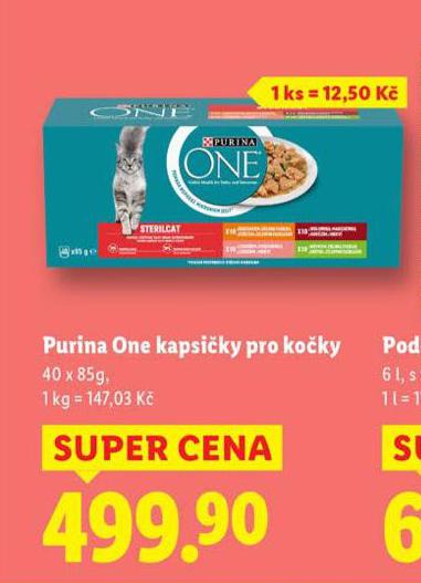 PURINA ONE KAPSIKY PRO KOKY