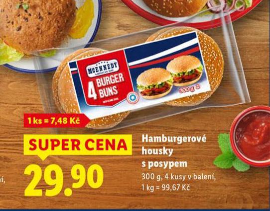 HAMBURGEROV HOUSKY S POSYPEM