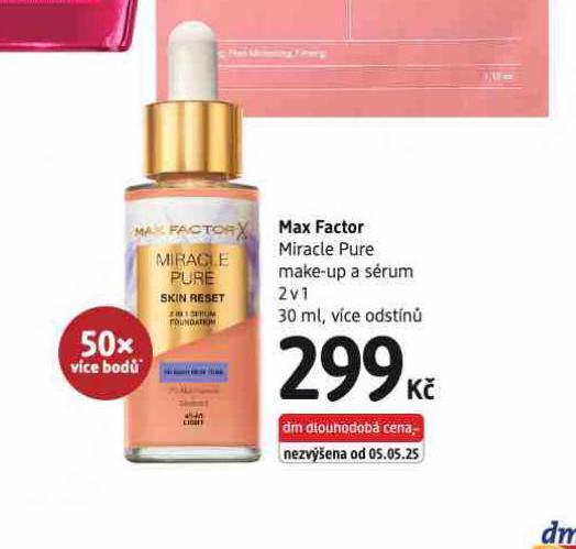 MAX FACTOR MAKE-UP A SRUM