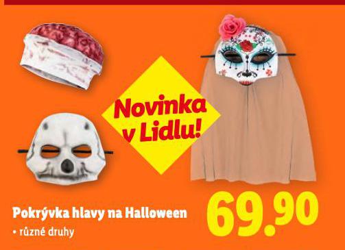 POKRVKA HLAVY NA HALLOWEEN