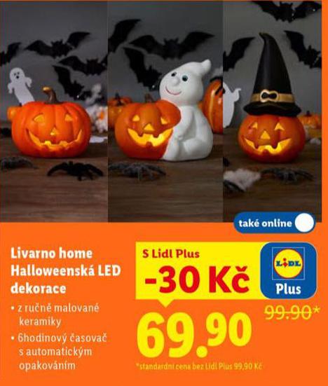 LIVARNO HOME HALLOWEENSK LED DEKORACE