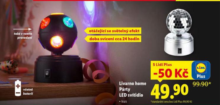 LIVARNO HOME PRTY LED SVTIDLO