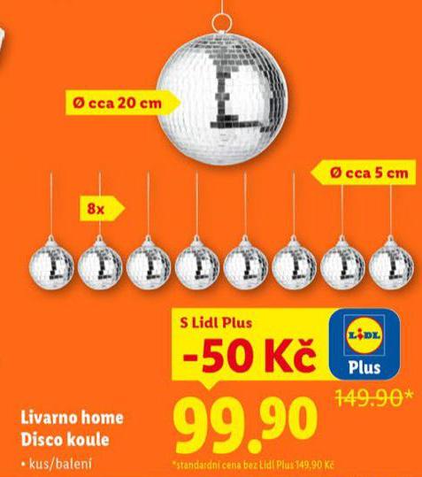 LIVARNO HOME DISCO KOULE