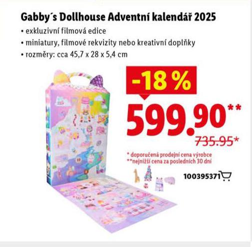 GABBYS DOLLHOUSE ADVENTN KALENDR 2025