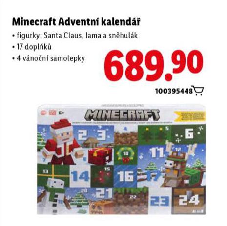 MINECRAFT ADVENTN KALENDR
