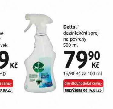 DETTOL DEZINFEKN SPREJ NA POVRCHY