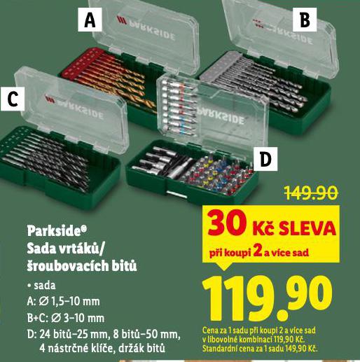 PARKSIDE SADA ROUBOVACCH BIT