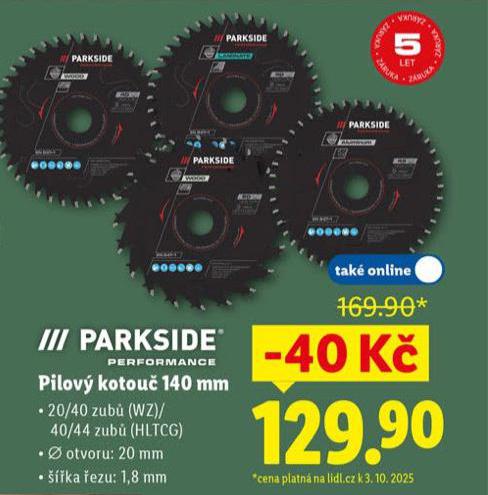 PARKSIDE PILOV KOTOU 140 MM