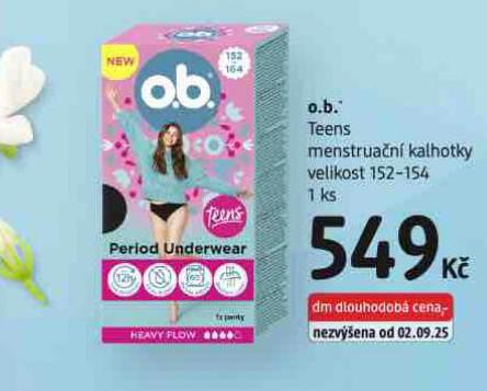 O.B. MENSTRUAN KALHOTKY