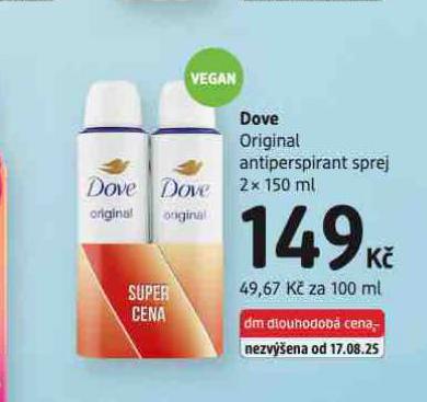 DOVE ANTIPERSPIRANT
