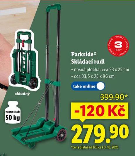 PARKSIDE SKLDAC RUDL