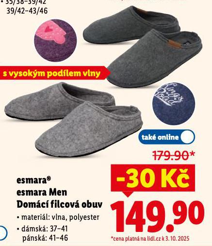 ESMARA ESMARA MEN DOMAC FILCOV OBUV