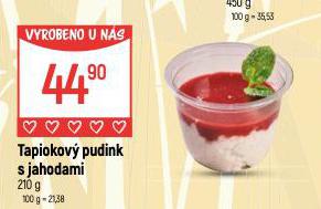 TAPIOKOV PUDINK S JAHODAMI