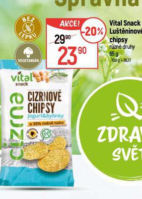 VITAL SNACK LUTNINOV CHIPSY