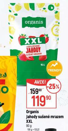 ORGANIS JAHODY SUEN MRAZEM XXL