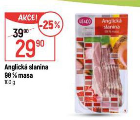 ANGLICK SLANINA 98% MASA