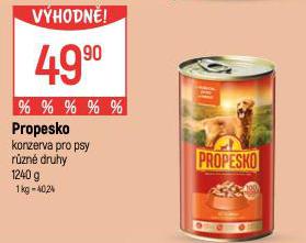 PROPESKO KONZERVA PRO PSY