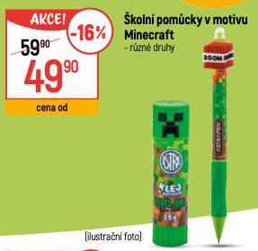 KOLN POMCKY V MOTIVU MINCERAFT