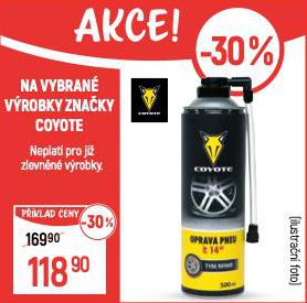 NA VYBRAN VROBKY ZNAKY COYOTE