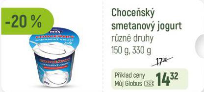 CHOCESK SMETANOV JOGURT