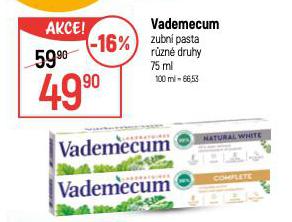VADEMECUM ZUBN PASTA