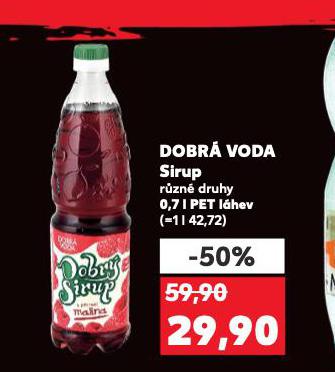 DOBR VODA SIRUP