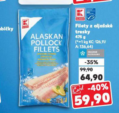 FILETY Z ALJASK TRESKY