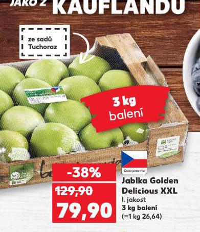 JABLKA GOLDEN DELICIOUS