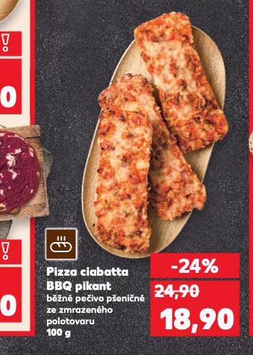 PIZZA CIABATTA BBQ PIKANT