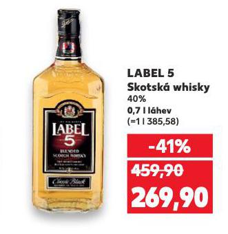 LABEL 5 SCOTCH WHISKY