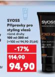SYOSS PPRAVKY NA STYLING VLAS