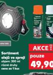 SORTIMENT OLEJŮ VE SPREJI