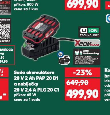 SADA AKUMULTORU A NABJEKY
