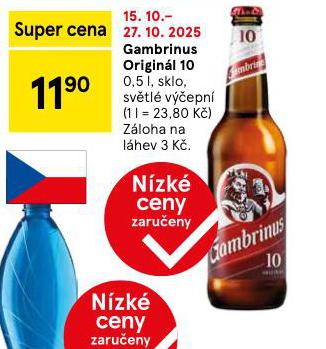 GAMBRINUS 10 ORIGINL