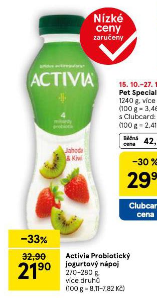 ACTIVIA PROBIOTICK JOGURTOV NPOJ