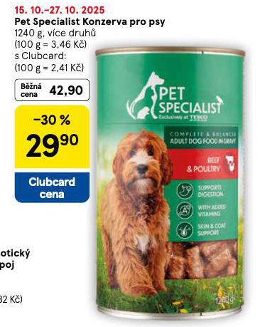 PET SPECIALIST KONZERVA PRO PSY