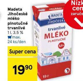 MADETA JIHOESK MLKO PLNOTUN TRVANLIV 