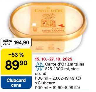 CARTE DOR ZMRZLINA
