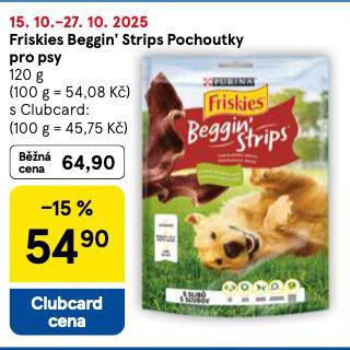 FRISKIES BEGGIN STRIPS POCHOUTKY PRO PSY