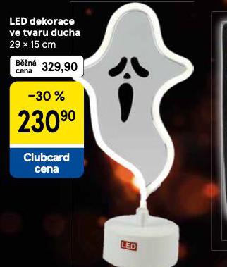 LED DEKORACE VE TVARU DUCHA