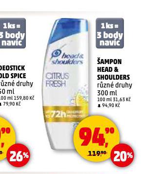 HEAD & SHOULDERS AMPON NA VLASY