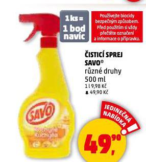 SAVO ISTIC SPREJ